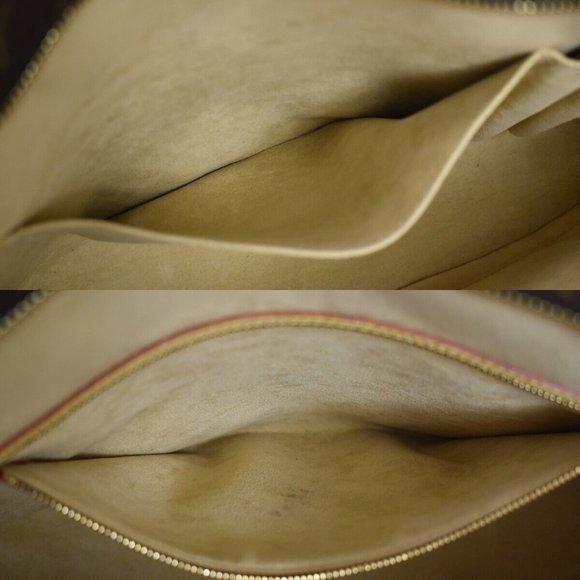 Auth LOUIS VUITTON BABYLONE Shoulder Bag Monogram Leather Brown France - Picture 6 of 16